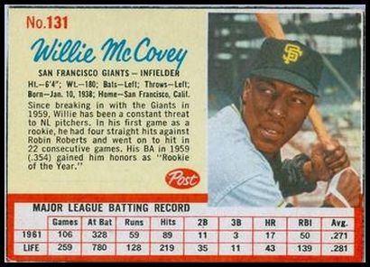 131 Willie Mccovey